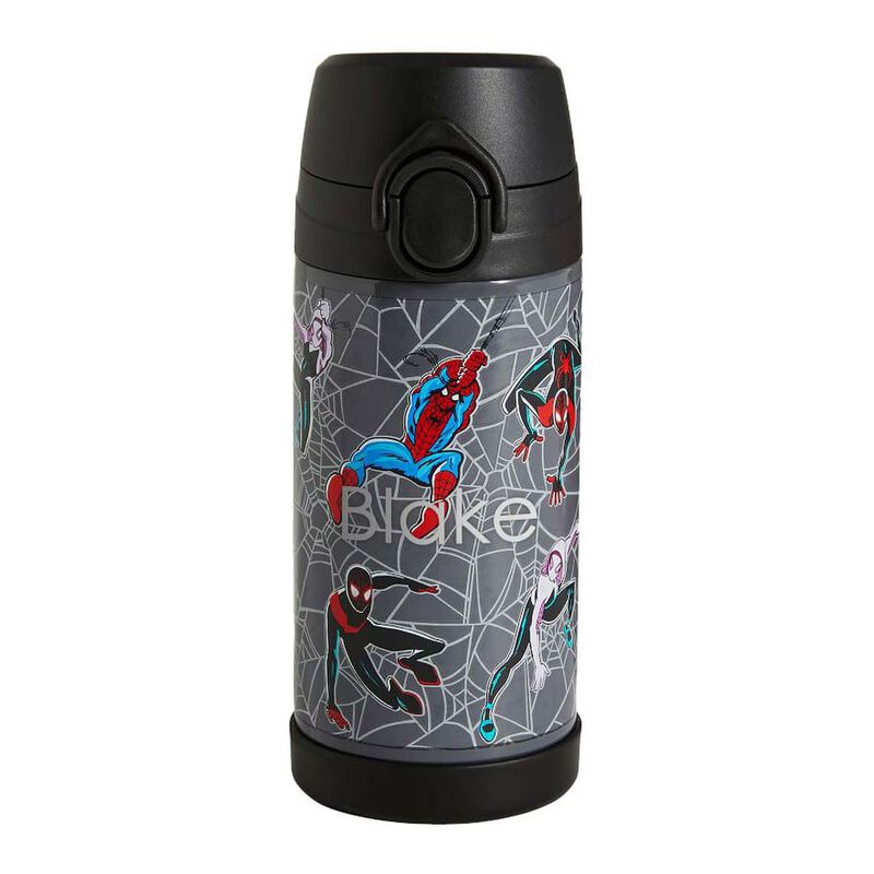 Pottery Barn Kids Mackenzie Insulated Water Bottle Spiderman Heroes Gid image number 0